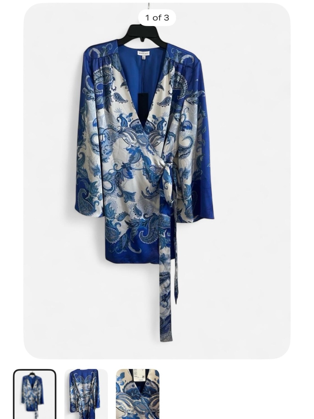 Gianni Bini Blue Paisley Dress - Women
